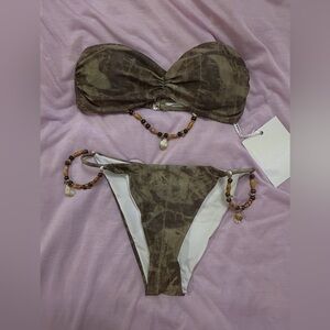 Strapless Bikini Set